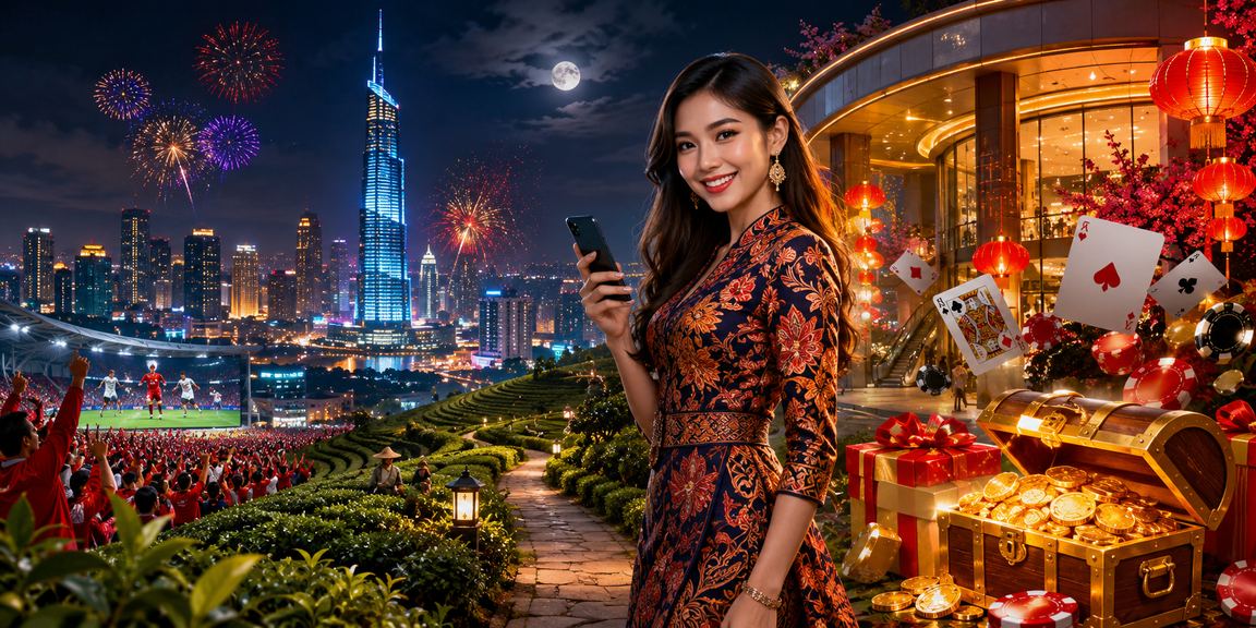 Permainan poker bertemakan batik Malaysia di Kuala Lumpur melalui platform meja 153